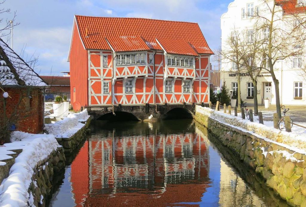 Wismar Casas Viejas Históricamente naranja