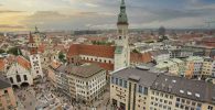 Centro histórico de la ciudad de Munich Alemania